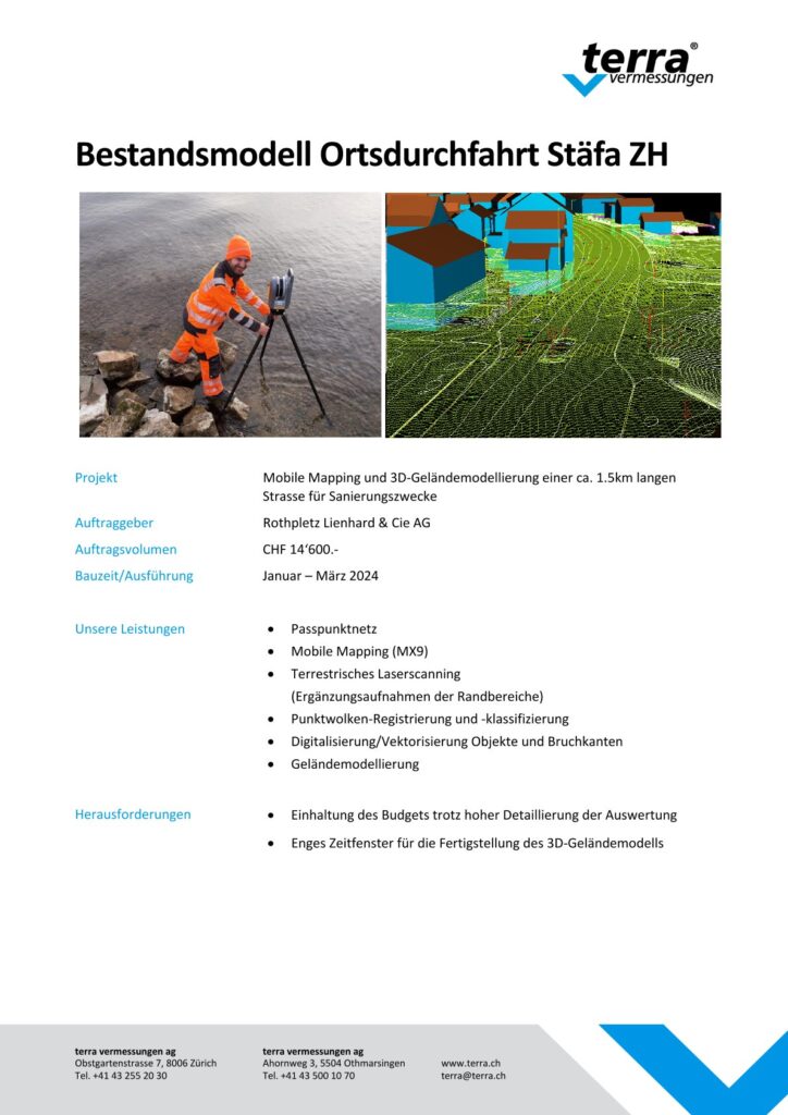 terra vermessungen ag projekte bestandsmodell staefa referenzblatt