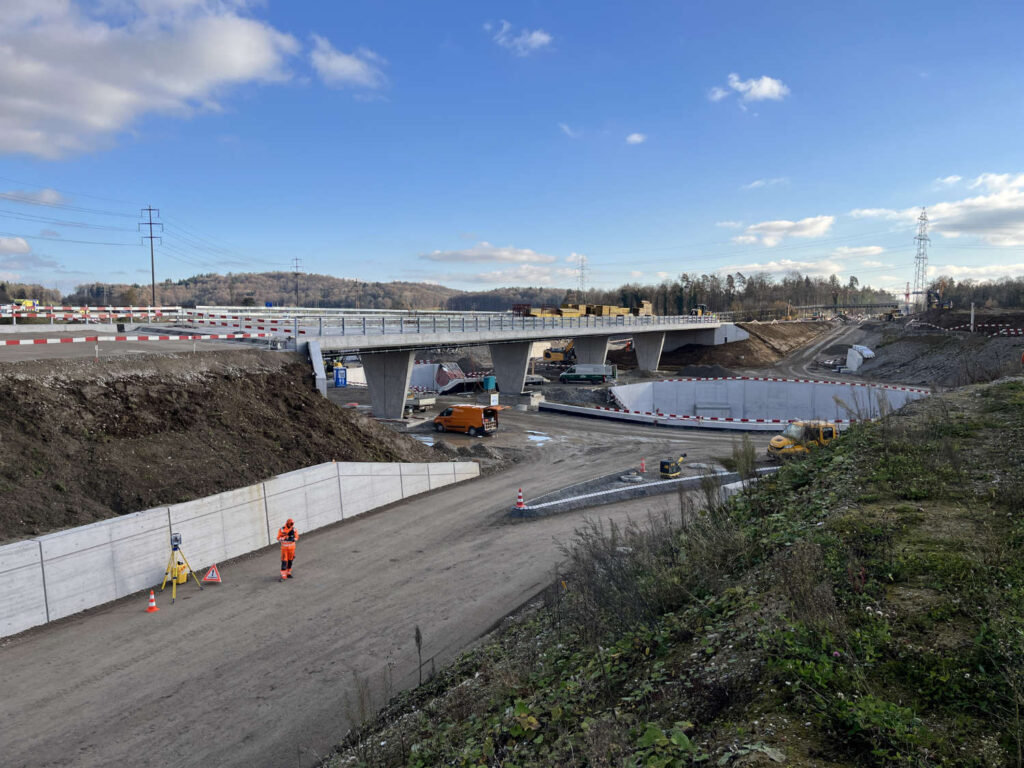 terra vermessungen ag aktuelles inmitten der grossbaustelle hardwald 2